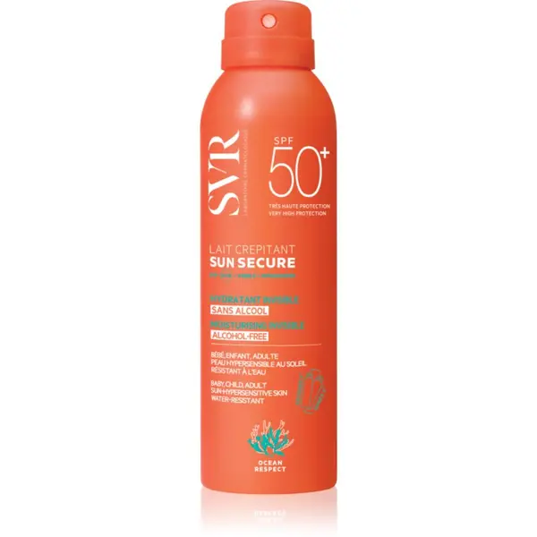 SVR SVR Sun Secure Lait Crepitant mlijeko za sunčanje u spreju SPF 50+ 200 ml