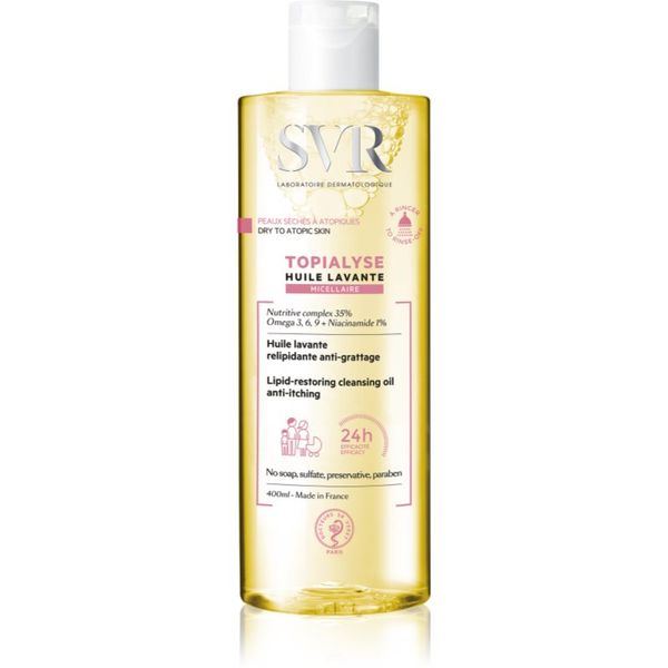 SVR SVR Topialyse micelarno ulje za čišćenje za suhu i atopičnu kožu 400 ml