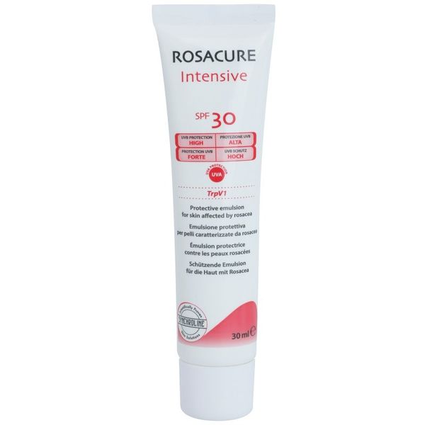 Synchroline Synchroline Rosacure Intensive zaštitna emulzija za osjetljivu kožu lica sklonu crvenilu SPF 30 30 ml