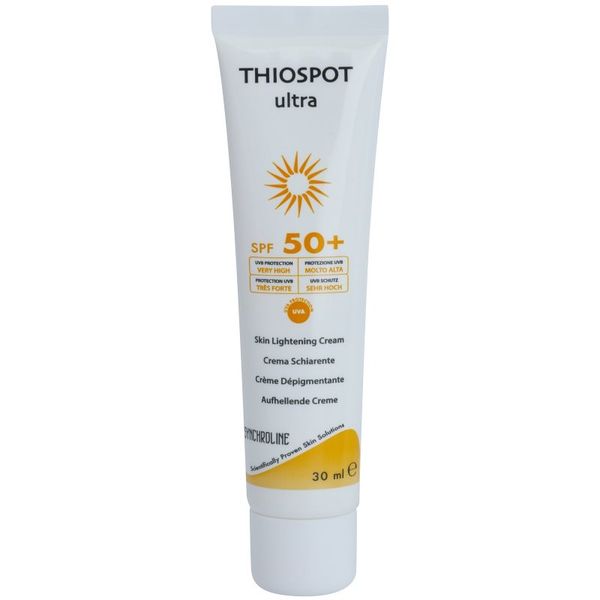 Synchroline Synchroline Thiospot Ultra posvjetljujuća krema za lice s hiperpigmentacijom SPF 50+ 30 ml