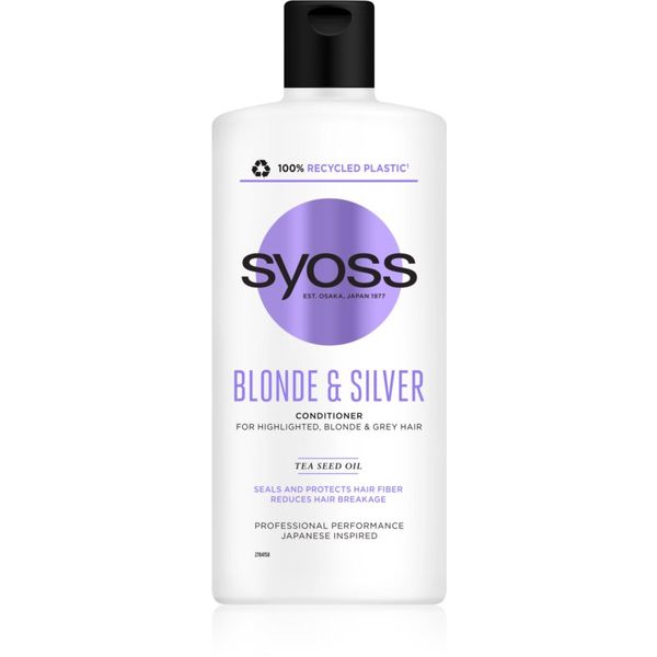Syoss Syoss Blonde & Silver regenerator za plavu i sijedu kosu 440 ml