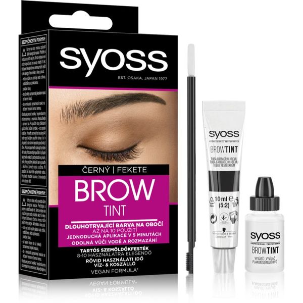 Syoss Syoss Brow Tint boja za obrve nijansa Black 10 ml