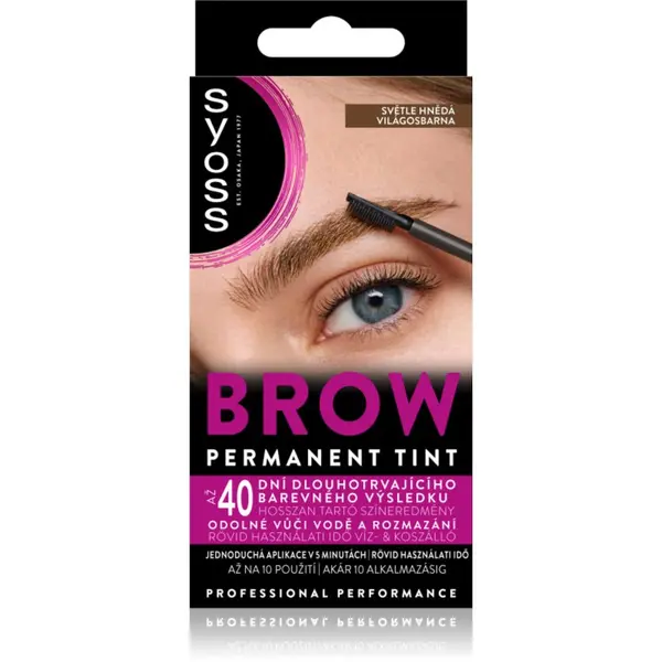 Syoss Syoss Brow Tint boja za obrve nijansa Light Brown 10 ml