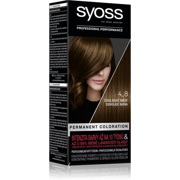 Syoss Syoss Color trajna boja za kosu nijansa 4-8 Chocolate Brown