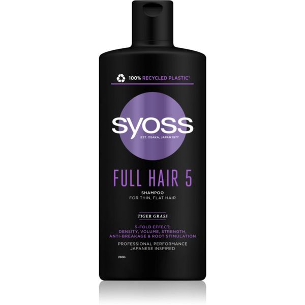 Syoss Syoss Full Hair 5 šampon za nježnu kosu za volumen i vitalnost 440 ml