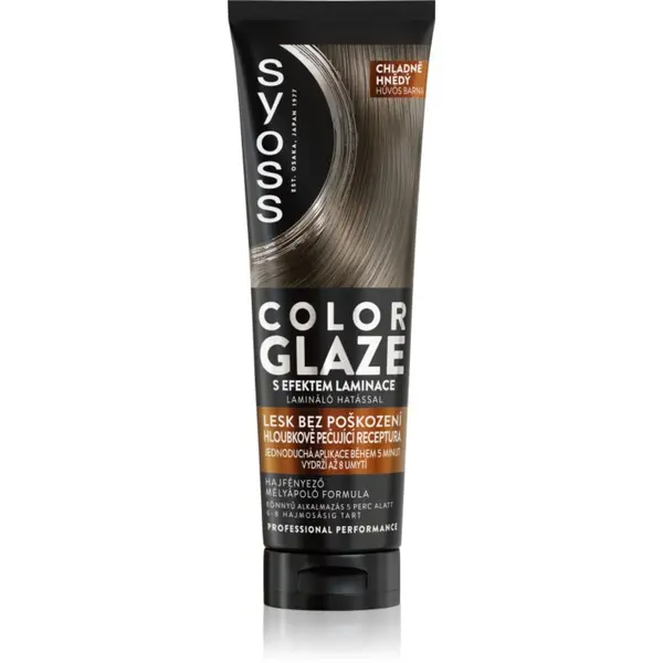 Syoss Syoss Intense Glaze Color boja za toniranje kose za sjaj nijansa Cool Brown 130 ml