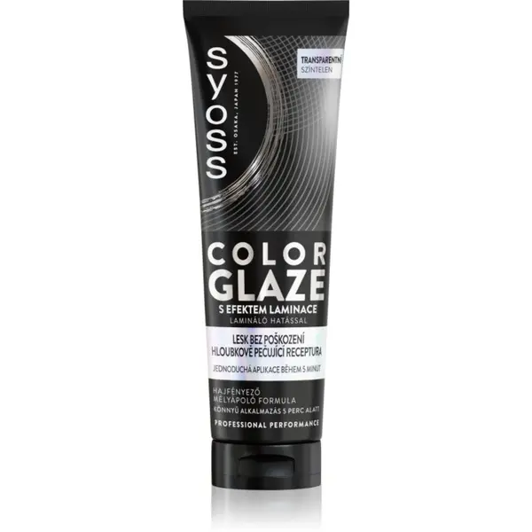 Syoss Syoss Intense Glaze Color boja za toniranje kose za sjaj nijansa Transparent 130 ml