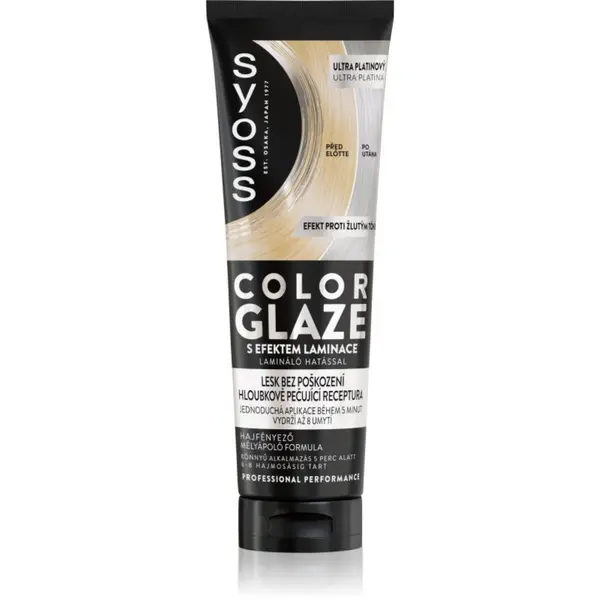 Syoss Syoss Intense Glaze Color boja za toniranje kose za sjaj nijansa Ultra Platinum 130 ml