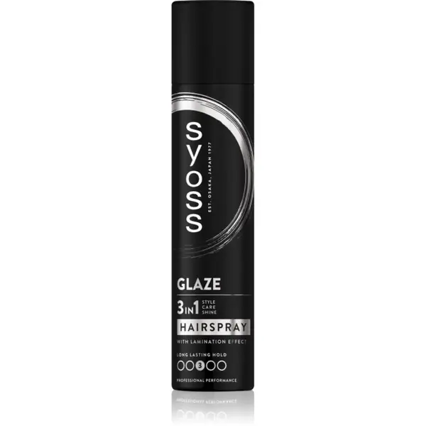 Syoss Syoss Intense Glaze Hairspray lak za kosu za srednje učvršćivanje za sjaj 300 ml
