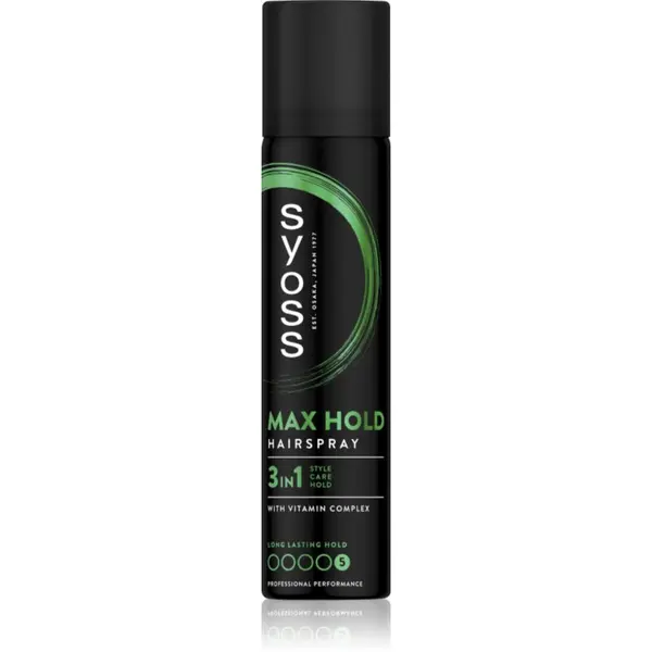 Syoss Syoss Max Hold lak za kosu s dodatno pojačanim učvršćivanjem mini 75 ml
