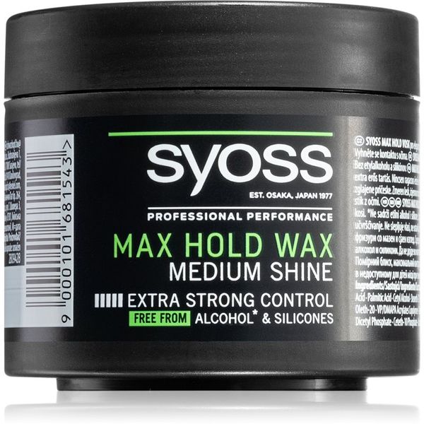 Syoss Syoss Max Hold vosak za stiliziranje s dodatno pojačanim učvršćivanjem 150 ml