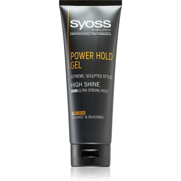 Syoss Syoss Men Power Hold gel za oblikovanje s dodatno pojačanim učvršćivanjem 250 ml