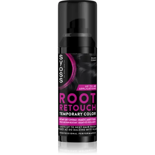 Syoss Syoss Root Retoucher boja za toniranje korijena kose u spreju nijansa Black 120 ml