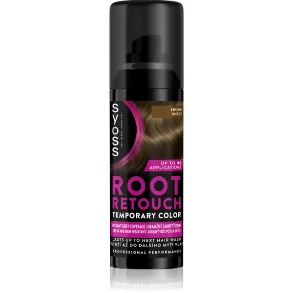 Syoss Syoss Root Retoucher boja za toniranje korijena kose u spreju nijansa Brown 120 ml
