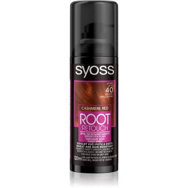 Syoss Syoss Root Retoucher boja za toniranje korijena kose u spreju nijansa Cashmere Red 120 ml