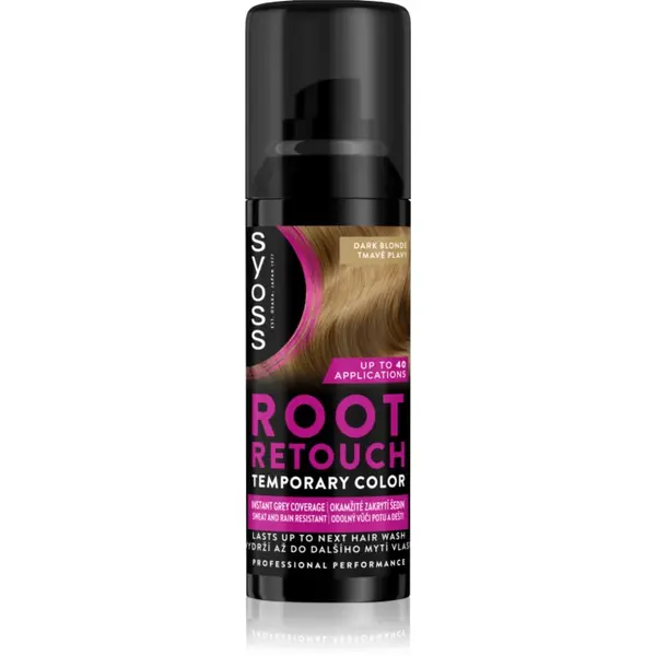 Syoss Syoss Root Retoucher boja za toniranje korijena kose u spreju nijansa Dark Blonde 120 ml