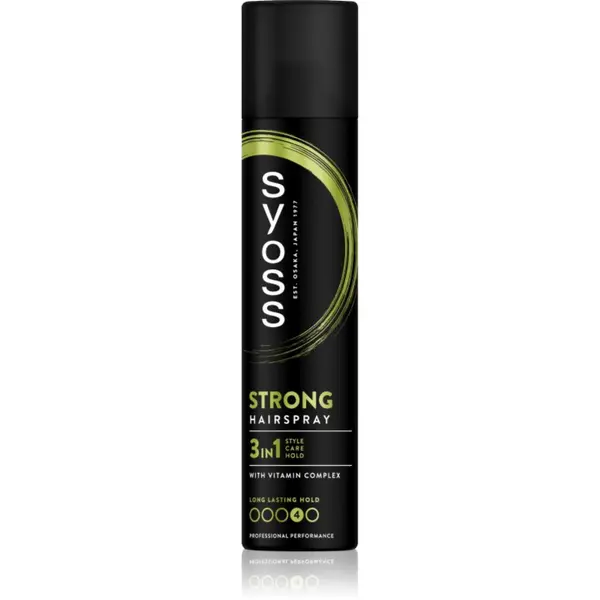Syoss Syoss Strong Hold Hairspray lak za ekstremno učvršćivanje kose 3 u 1 300 ml