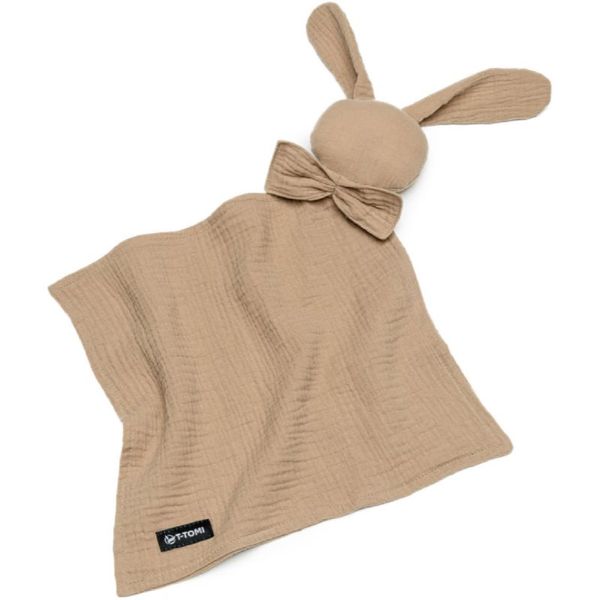 T-Tomi T-TOMI BIO Muslin Cuddle Cloth tješilica Beige 30x30 cm 1 kom