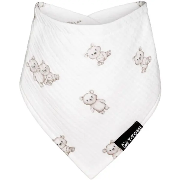T-Tomi T-TOMI Muslin Bib Teddy podbradnik 30 x 45 cm 1 kom
