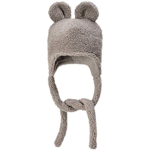 T-Tomi T-TOMI TEDDY Cap Grey šilterica 3-6 months (36-40 cm) 1 kom
