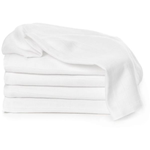 T-Tomi T-TOMI TETRA Cloth Diapers EXCLUSIVE COLLECTION White platnene pelene White 70x70 cm 5 kom