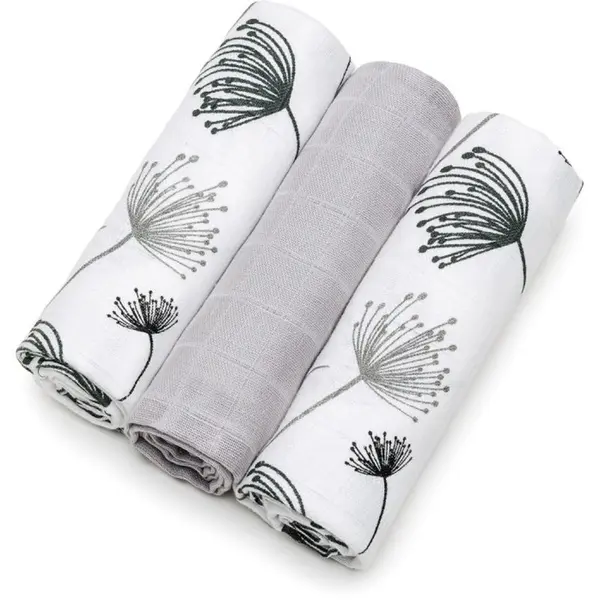 T-Tomi T-TOMI TETRA Cloth Diapers HIGH QUALITY platnene pelene Dandelions 70x70 cm 3 kom