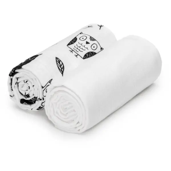 T-Tomi T-TOMI TETRA Cloth Towels EXCLUSIVE COLLECTION ručnik Owls 90x100 cm 2 kom