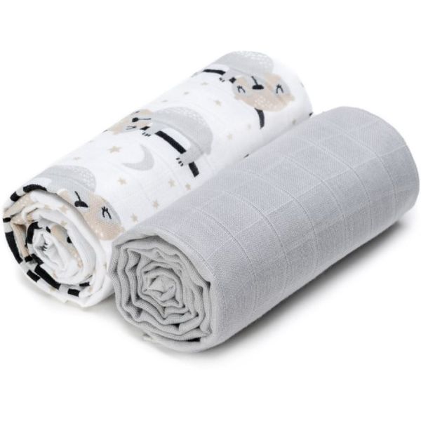 T-Tomi T-TOMI TETRA Cloth Towels EXCLUSIVE COLLECTION ručnik Sloths 90x100 cm 2 kom