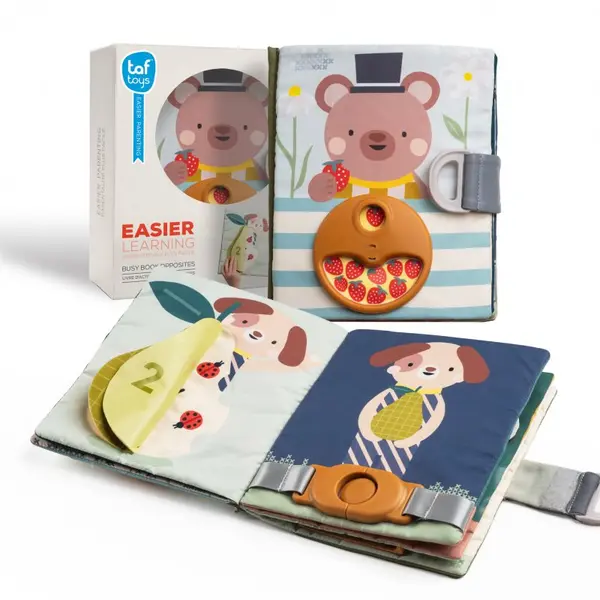 Taf Toys Taf Toys Fantasy Busy Book edukativna knjiga kontrastnih boja 1 kom