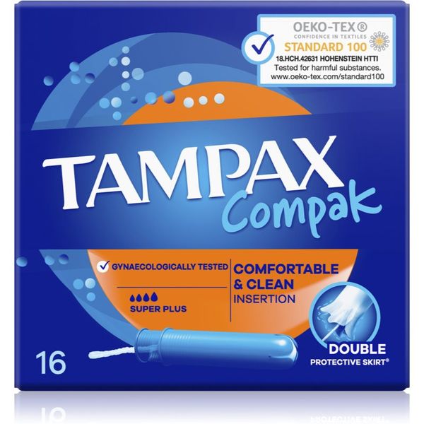 Tampax Tampax Compak Super Plus tamponi s aplikatorom 16 kom