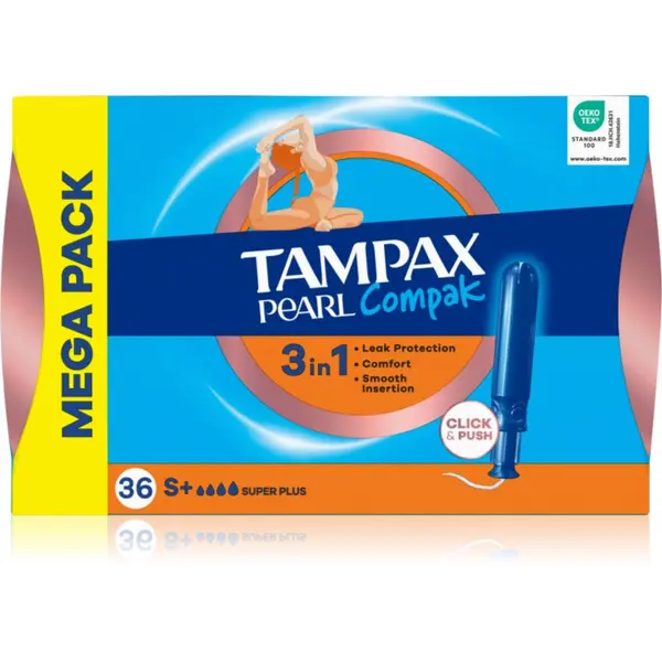 Tampax Tampax Pearl Compak Super Plus tamponi s aplikatorom 36 kom