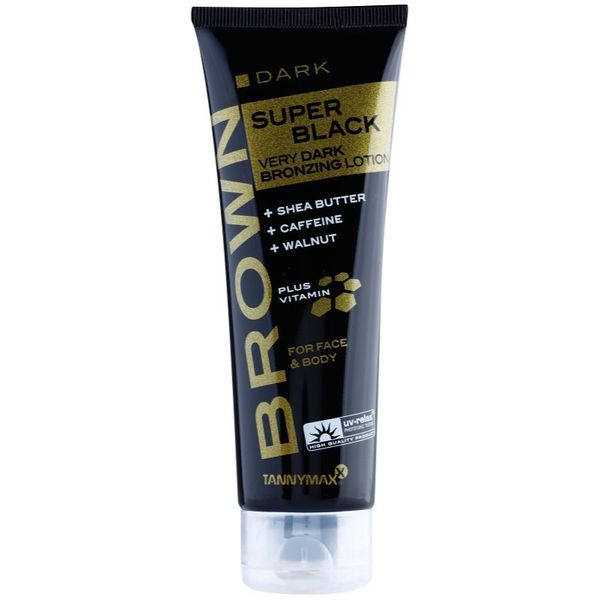 Tannymaxx Tannymaxx Brown Super Black Dark krema za sunčanje s bronzerom 125 ml
