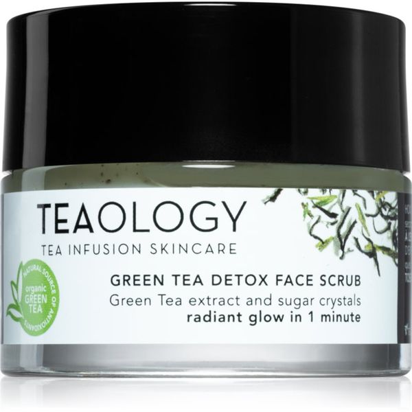 Teaology Teaology Cleansing Green Tea Detox Face Scrub šećerni peeling za nježno čišćenje i njegu kože sa zelenim čajem 50 ml