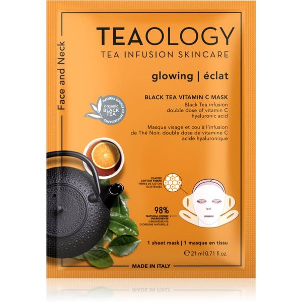 Teaology Teaology Face Mask Vitamin C Sheet maska s vitaminom C 21 ml