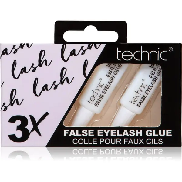 Technic Cosmetics Technic Cosmetics False Eyelash Glue ljepilo za umjetne trepavice 3x1 ml