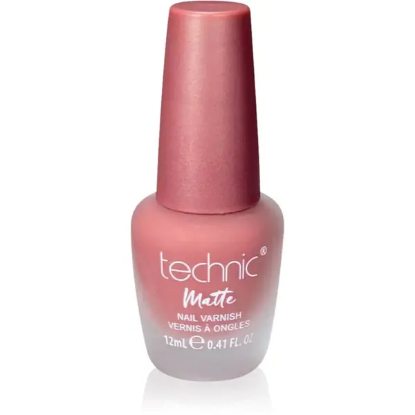 Technic Cosmetics Technic Cosmetics Matte Nail Varnish dugotrajni lak za nokte s mat efektom nijansa Starkers 12 ml