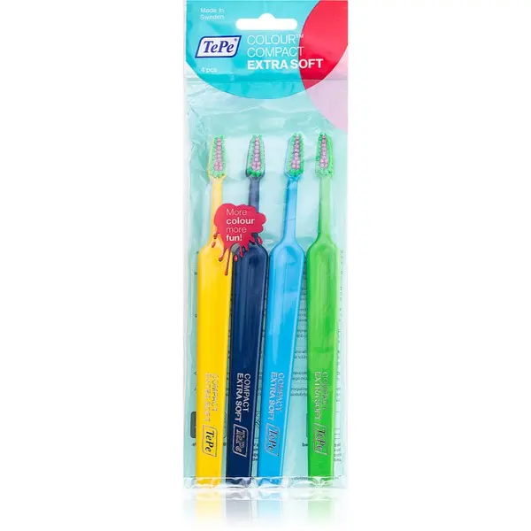 TePe TePe Colour Compact četkice za zube extra soft 4 kom