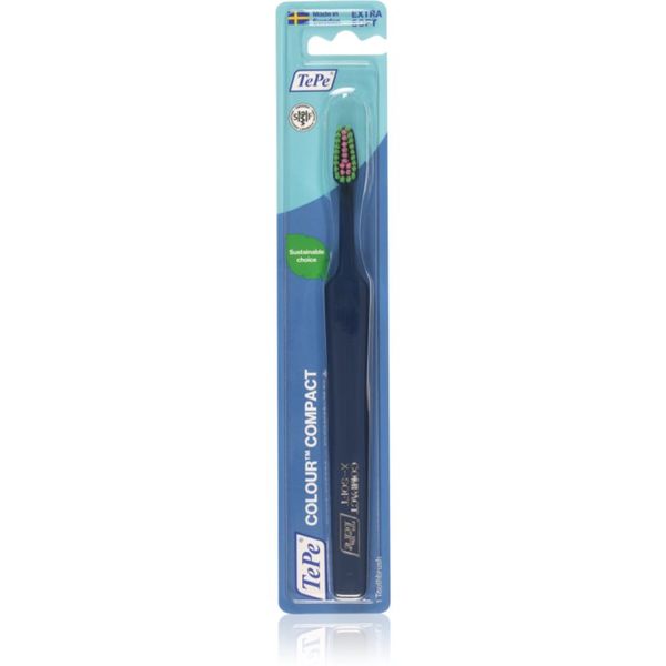 TePe TePe Colour Compact Extra Soft četkica za zube Dark Blue 1 kom