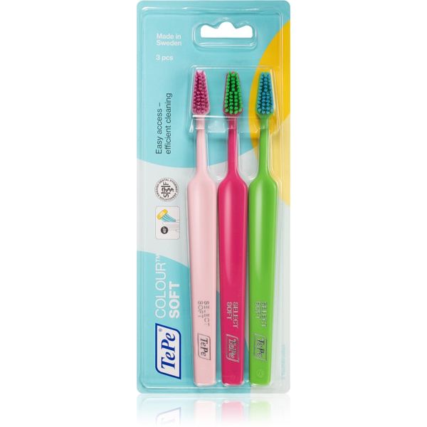 TePe TePe Colour Soft četkice za zube soft 3 kom