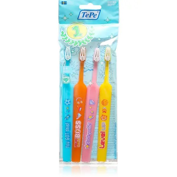 TePe TePe Kids Extra Soft četkice za zube extra soft za djecu 4 kom