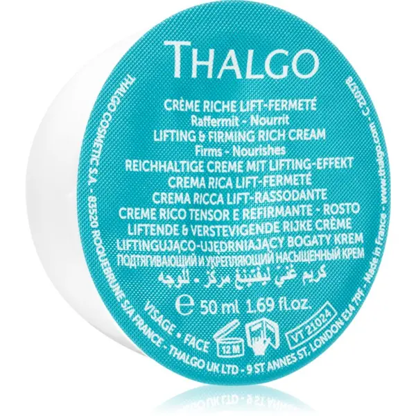 Thalgo Thalgo Silicium Lifting and Firming Rich Cream bogata krema s lifting učinkom zamjensko punjenje 50 ml