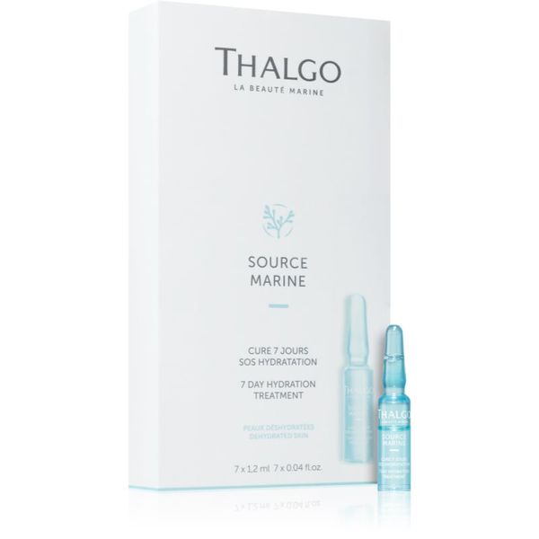 Thalgo Thalgo Source Marine 7 Day Hydration Treatment sedmodnevna regenerirajuća kura za intenzivnu hidrataciju lica 7x1,2 ml