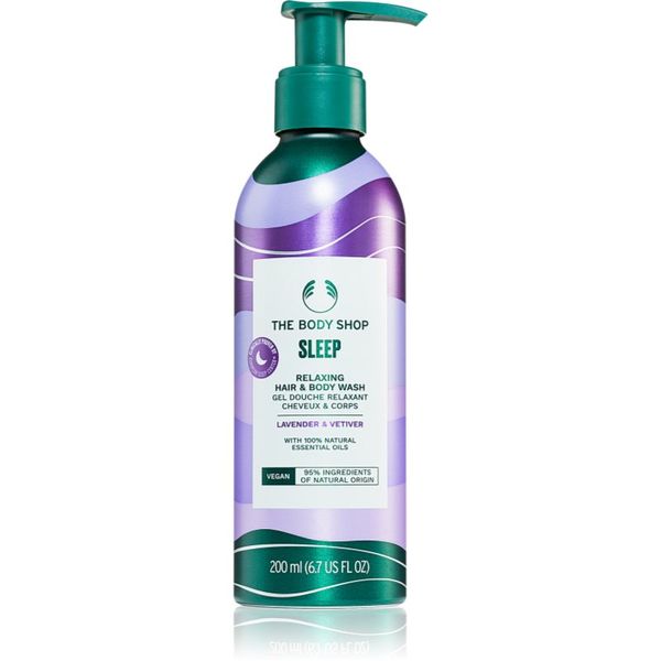 The Body Shop The Body Shop Bath and Body Hair & Body Wash šampon za kosu i tijelo Lavender & Vetiver 200 ml