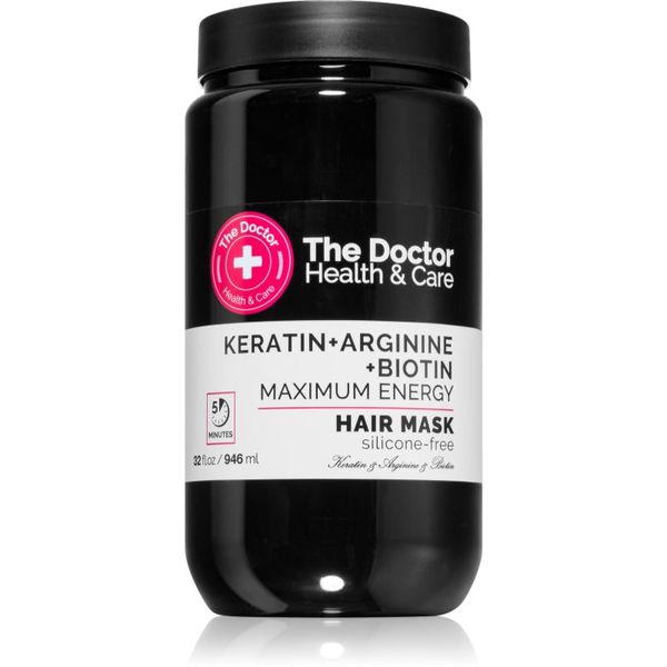 The Doctor The Doctor Keratin + Arginine + Biotin Maximum Energy keratin maska za kosu 946 ml