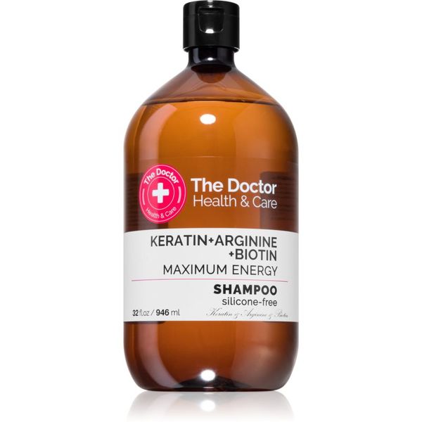 The Doctor The Doctor Keratin + Arginine + Biotin Maximum Energy keratinski šampon za jačanje i sjaj kose 946 ml
