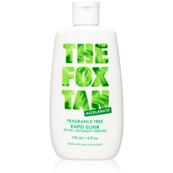 The Fox Tan The Fox Tan Fragrance Free Elixir krema za tijelo ubrzava tamnjenje 120 ml