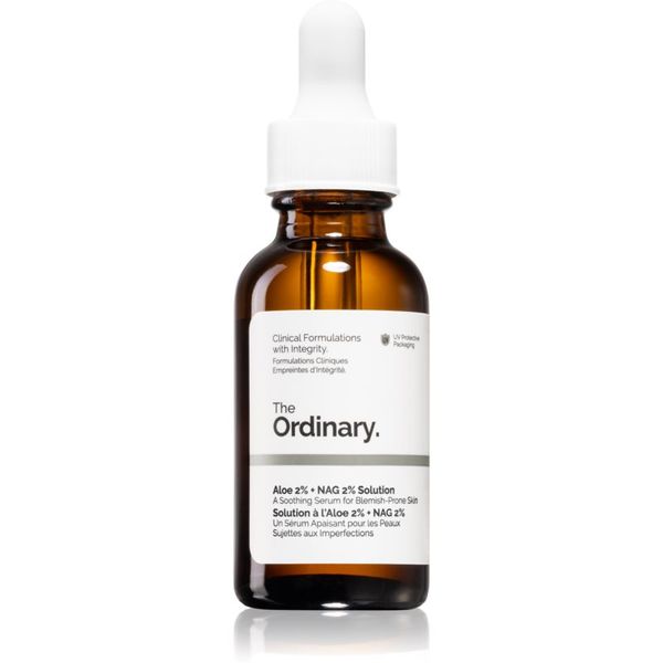 The Ordinary The Ordinary Aloe 2% + NAG 2% Solution umirujući serum protiv akni 30 ml