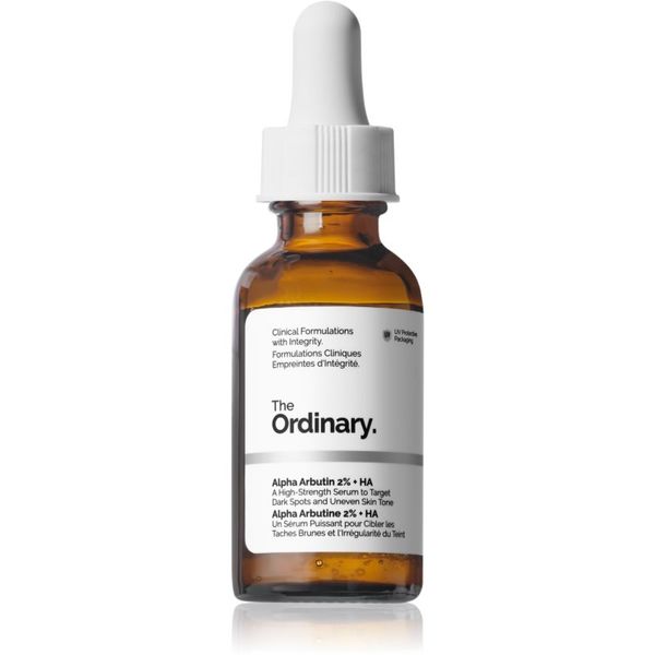 The Ordinary The Ordinary Alpha Arbutin 2% + HA posvjetljujući serum za lice s hijaluronskom kiselinom 30 ml