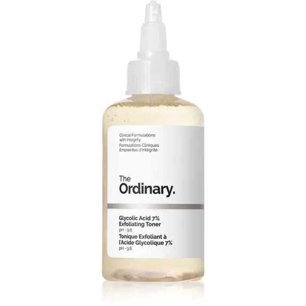 The Ordinary The Ordinary Glycolic Acid 7% Exfoliating Toner eksfolijacijski tonik za čišćenje 100 ml