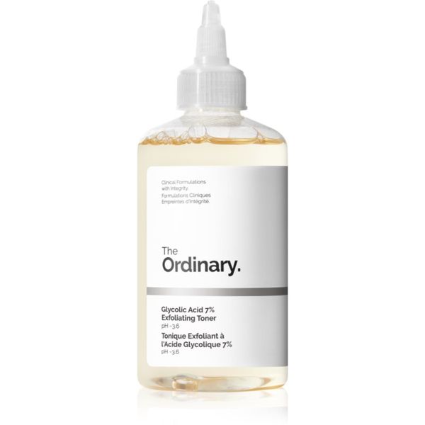 The Ordinary The Ordinary Glycolic Acid 7% Exfoliating Toner eksfolijacijski tonik za čišćenje 240 ml